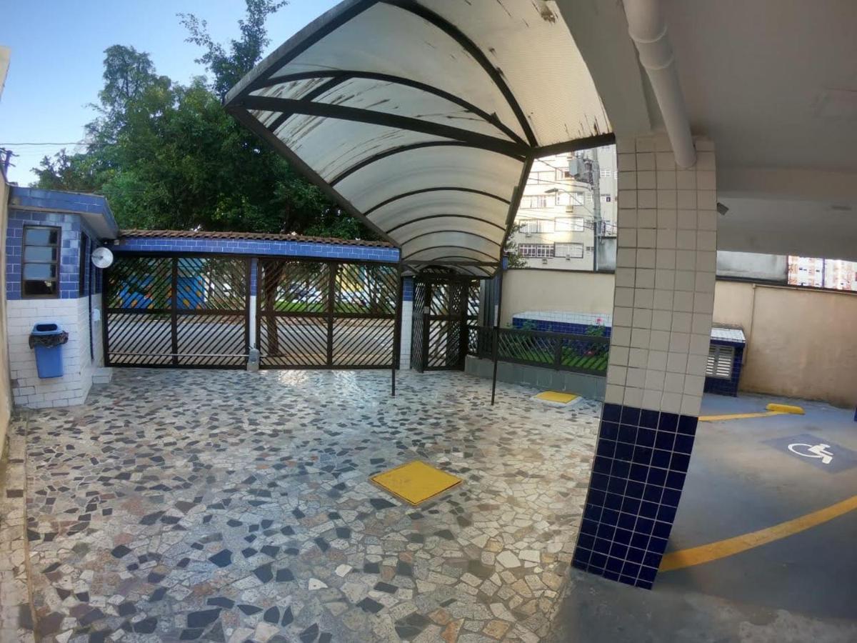 Sala Living Em Predio Familiar Na Av Da Praia Сантос Экстерьер фото